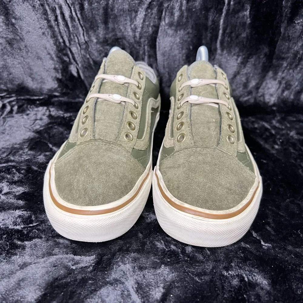 Vans Old Skool MTE 721454‎ Unisex M7/W8.5 Shoes Grape Leaf Marshmallow Sneakers